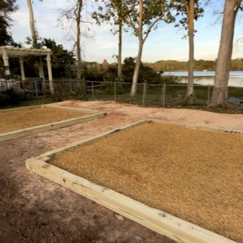 Banks Ridge Landscaping - Backyard raised grade/garden planter box install with pea gravel - Landscaping Near Me Banks Ridge Landscaping - Backyard raised grade/garden planter box install with pea gravel - Landscaping Near Me