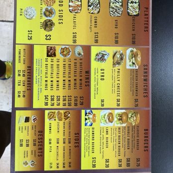 Diamond Chicken - Menu - Mediterranean Near Me - Casselberry, Florida