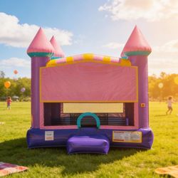 Byrah's Inflatables - Princess dazzling bounce house