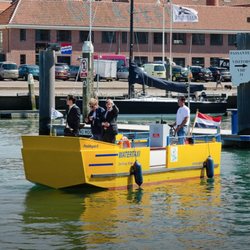 Watertaxi Scheveningen - Watertaxi voor de Rokerij (geen opstapplaats, voor opstapplaatsen zie andere foto).