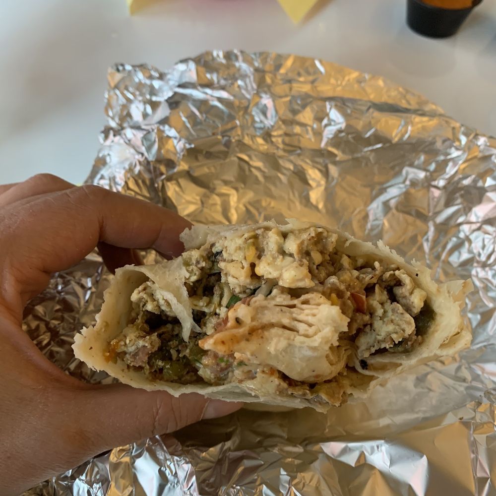 Papi Chulo's - Breakfast burrito with chorizo - Tacos Near Me - Portland, Oregon
