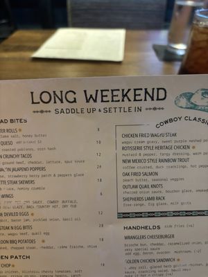 Menu photo 2 Long Weekend Houston, TX