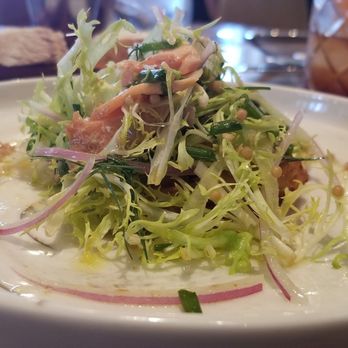 Edge Brasserie - Smoked trout salad with potato latke - Cocktail Bars Near Me - Miami, Florida Edge Brasserie - Smoked trout salad with potato latke - Cocktail Bars Near Me - Miami, Florida