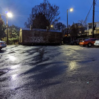 Bantam Pub - Outside. Parking lot in the back. Free parking. - New American Near Me - Atlanta, Georgia