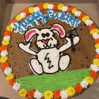 Great American Cookies - Easter Bunny Axe Cookie Cake - Bakeries Near Me - Hurst, Texas Great American Cookies - Easter Bunny Axe Cookie Cake - Bakeries Near Me - Hurst, Texas