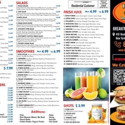 Hopewell Deli & Juice Bar - Menu