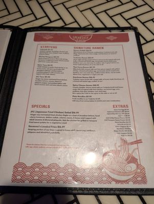 Menu photo 2 Speakeasy Ramen Springfield, OH