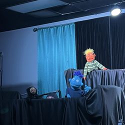 Peak Improv Theater - Puppets in action