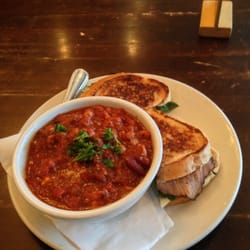 Whole Wheat 'n Honey - Grilled roast beef and Swiss with beefy chili!