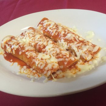 La Charrita - enchiladas: chicken, beef,beans,cheese or shredded beef topped with enchilada sauce and 3 chesses - Mexican Near Me - Findlay, Ohio