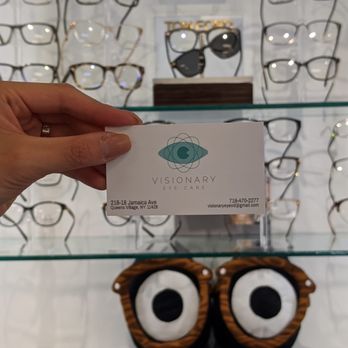 Visionary Eye Care - Business Card - Optometrists Near Me - Queens Village, New York Visionary Eye Care - Business Card - Optometrists Near Me - Queens Village, New York