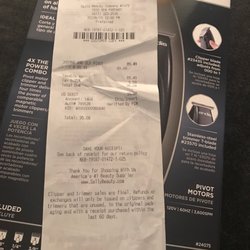 Sally Beauty - Receipt