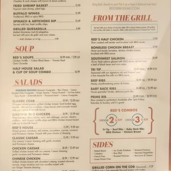 Red's Barbecue & Grillery - Menu April 26, 2025 - Barbeque Near Me - Simi Valley, California Red's Barbecue & Grillery - Menu April 26, 2025 - Barbeque Near Me - Simi Valley, California