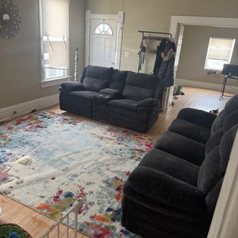 MCT Carpet Care - Couches and rug that were cleaned. - Carpet Cleaning Near Me - Columbus, Ohio