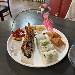 Dragon roll, inari, California Roll Dragon roll, inari, California Roll