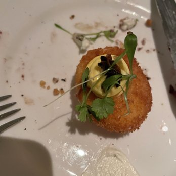 Metropole - Crispy deviled egg - New American Near Me - Cincinnati, Ohio Metropole - Crispy deviled egg - New American Near Me - Cincinnati, Ohio