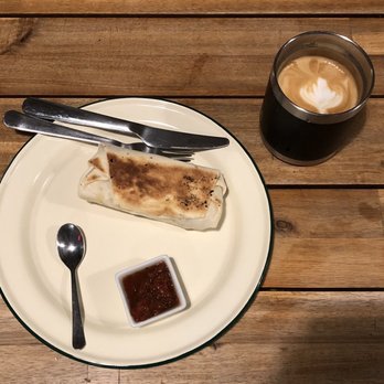 Treeline Coffee Roasters - Breakfast burrito + cappuccino - Coffee & Tea Near Me - Bozeman, Montana Treeline Coffee Roasters - Breakfast burrito + cappuccino - Coffee & Tea Near Me - Bozeman, Montana