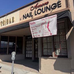 Exterior outside entrance of Amore Nail Lounge - Nail day - Montrose, California Exterior outside entrance of Amore Nail Lounge - Nail day - Montrose, California