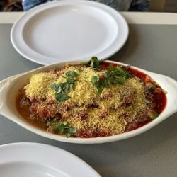 Amrit Cuisine of India - Samosa Chaat