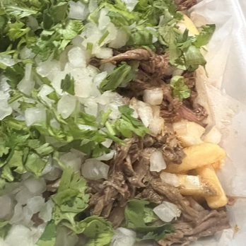 Birrieria Dimas - Birria Fries- pictures doesn't do justice. There were a perfect amount of fries under all of this - Food Trucks Near Me - North Las Vegas , Nevada Birrieria Dimas - Birria Fries- pictures doesn't do justice. There were a perfect amount of fries under all of this - Food Trucks Near Me - North Las Vegas , Nevada