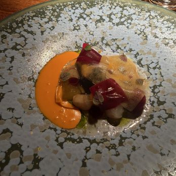 Enclos - Fruits de Mer with salt spring mussels, spot prawn, fresh and preserved berries - French Near Me - Sonoma, California Enclos - Fruits de Mer with salt spring mussels, spot prawn, fresh and preserved berries - French Near Me - Sonoma, California