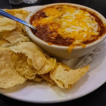 Blake's Tavern - House chili w/ tortilla chips. Very hearty and tasty with that subtle chili burn. - Irish Pub Near Me - Providence, Rhode Island