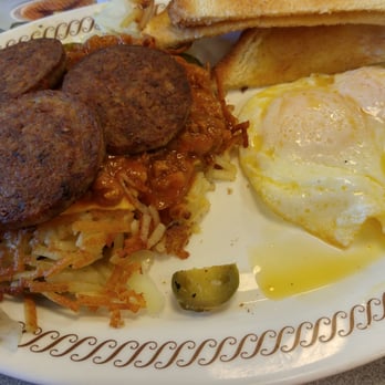 Waffle House - All star sides. I got extra saisage that i stole from my kids. I take all this and put it together. - American Near Me - Virginia Beach, Virginia Waffle House - All star sides. I got extra saisage that i stole from my kids. I take all this and put it together. - American Near Me - Virginia Beach, Virginia