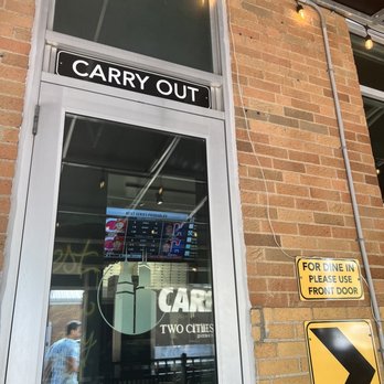 Two Cities Pizza Company - Separate carry out door - Pizza Near Me - Mason, Ohio Two Cities Pizza Company - Separate carry out door - Pizza Near Me - Mason, Ohio