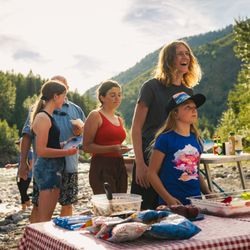 Wild River Adventures - Dinner on the river with Wild River Adventures.