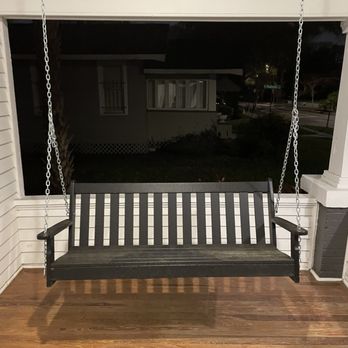 Cronin Carpentry - Porch Swing installed - Cabinetry Near Me - Tampa, Florida