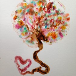 Silver Spring Placenta - Placenta prints are so beautiful!