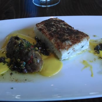 Solbar - Alaskan halibut... - New American Near Me - Calistoga, California Solbar - Alaskan halibut... - New American Near Me - Calistoga, California