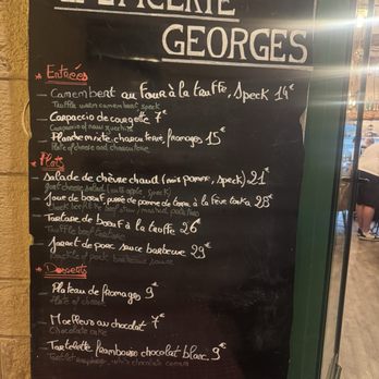 L'Epicerie de Georges - Menu and phone number for reservation - French Near Me - Nice, 06