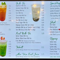 Ding Tea Duluth - As of 05.03.2026: Menu 1