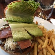 Photo of Blossom - New York, NY, United States. Veggie burger with fries