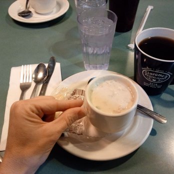 Clarette's Restaurant - Letting my fingers do the talking. SOOO tiny cup of chowder - American Near Me - Walla Walla, Washington Clarette's Restaurant - Letting my fingers do the talking. SOOO tiny cup of chowder - American Near Me - Walla Walla, Washington