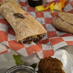 Olive Leaves Mediterranean Cuisine - Beef shwarma wrap