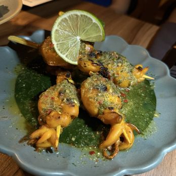 Lalyn - Squid Skewers - Thai Near Me - New York, New York