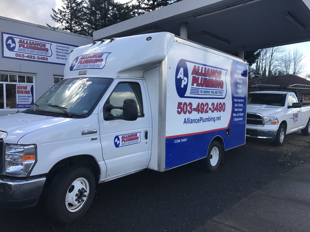 Slide of Alliance Plumbing