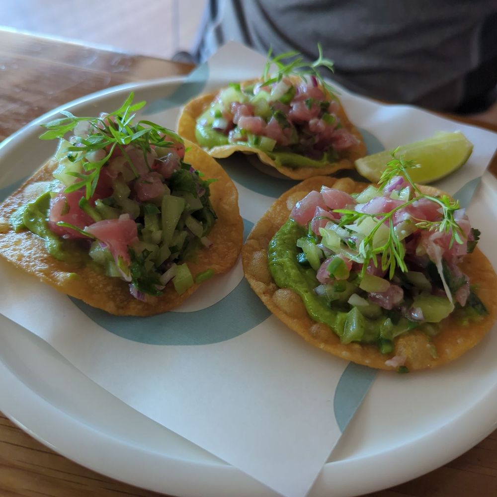 Opera Bar - Fish tostada - Beer Gardens Near Me - Sydney, NSW