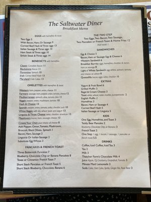 Menu photo 3 Saltwater Diner Hull, MA