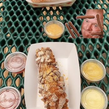 Seoul Hotdog - Sweet potato hot dog and mozzarella corn dog. - Hot Dogs Near Me - Berkeley, California
