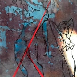 Canyon Arts Studio - From the Generation Series. Encaustic. (c) Patti Akesson