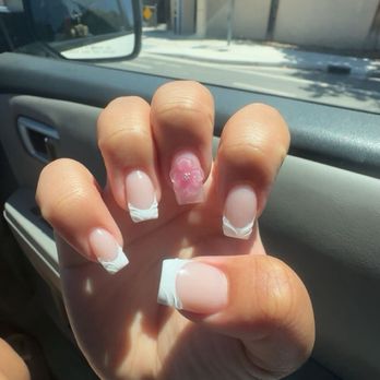Orange Nail Bar - set done by Min - Nail Salons Near Me - Sunnyvale, California Orange Nail Bar - set done by Min - Nail Salons Near Me - Sunnyvale, California