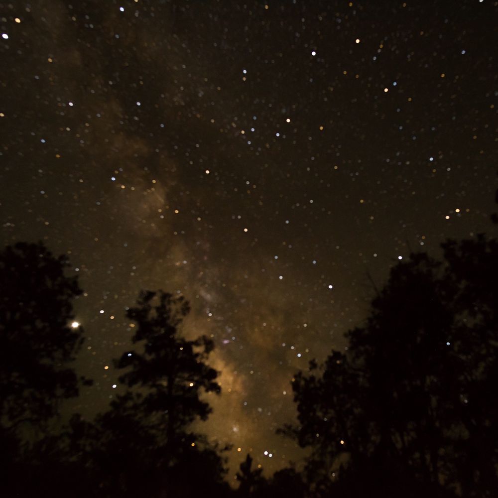 Night sky from our campsite Night sky from our campsite