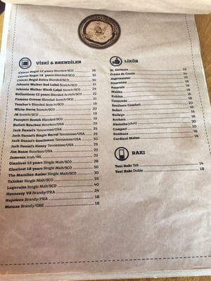 Menu photo 6 Kosmos Istanbul, 34 Menu photo 6 Kosmos Istanbul, 34