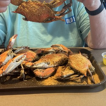 The Surfing Crab - First tray of crabs. - Seafood Near Me - Lewes, Delaware The Surfing Crab - First tray of crabs. - Seafood Near Me - Lewes, Delaware