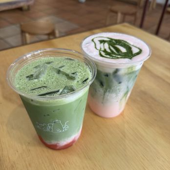 KIJITORA - Strawberry and Sakura matcha - Cafes Near Me - New York, New York KIJITORA - Strawberry and Sakura matcha - Cafes Near Me - New York, New York