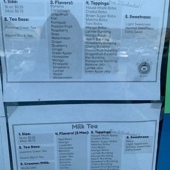 Beach Boba - Menu 7/15/2020 - Bubble Tea Near Me - Pacifica, California Beach Boba - Menu 7/15/2020 - Bubble Tea Near Me - Pacifica, California