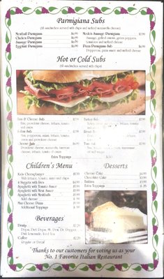 Menu photo 2 Medo's Italian Restaurant Asheboro, NC